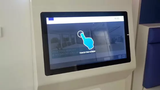 solution tactile de réservation de salles dans un smart building